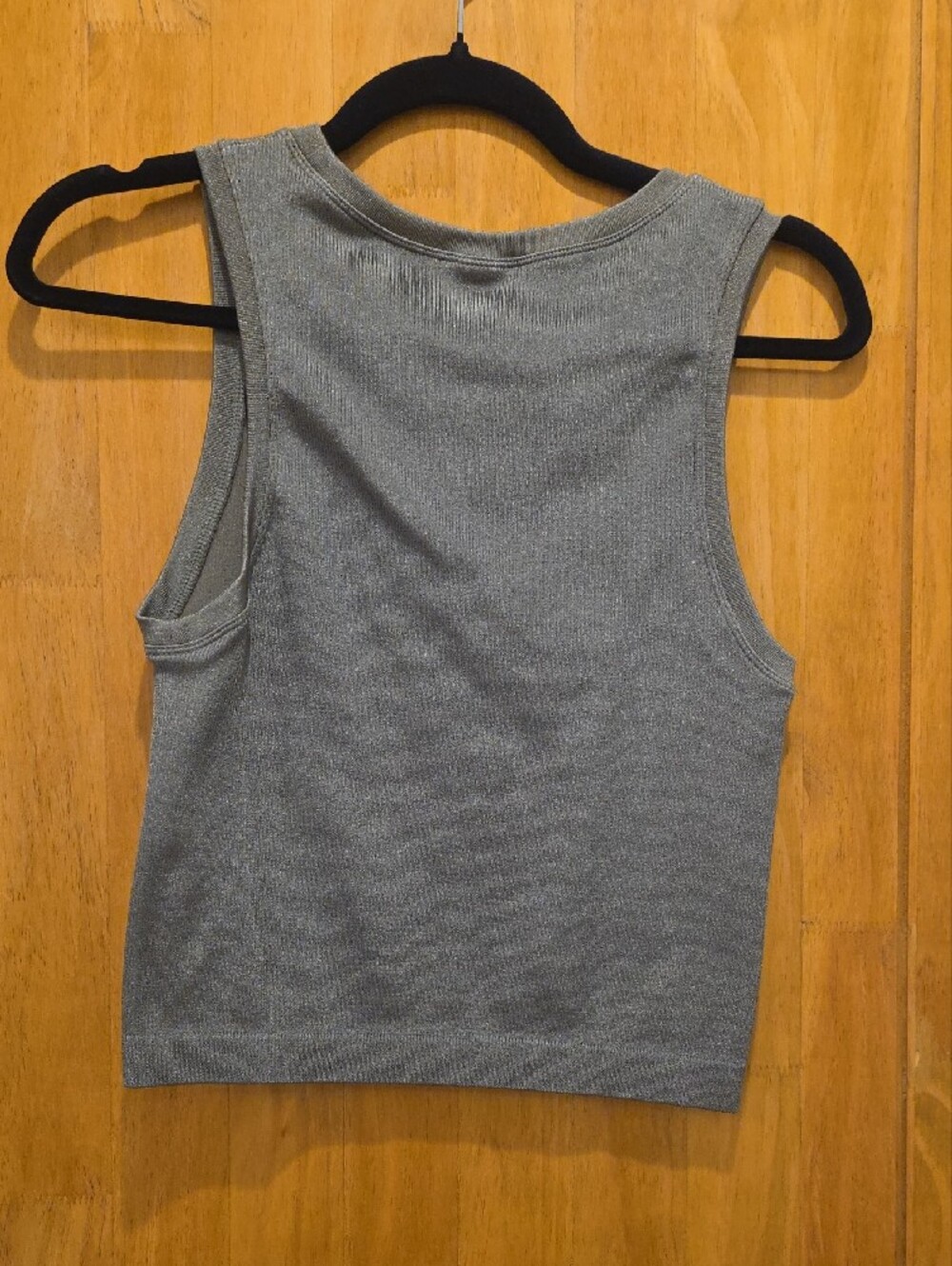 Express Olive Green Ribbed Tank Top - Picture 3 of 3